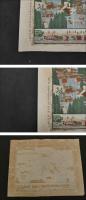 5　5　日光山両社真図　宮部印刷紙　明治期　石版色刷　約34.5×44.5㎝