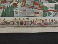 5　5　日光山両社真図　宮部印刷紙　明治期　石版色刷　約34.5×44.5㎝