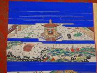 5　親鸞聖人御絵伝　木版手彩色　本紙97×53㎝　全体158×60.5㎝　1軸　木箱入