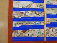 5　親鸞聖人御絵伝　木版手彩色　本紙97×53㎝　全体158×60.5㎝　1軸　木箱入