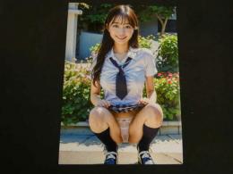 5　AI　美人写真33　A4サイズ　1枚