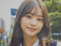 5　AI　美人写真46　ラミネート加工済み　A4サイズ　1枚