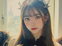 5　AI　美人写真53　ラミネート加工済み　A4サイズ　1枚