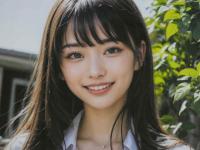 5　AI　美人写真57　ラミネート加工済み　A4サイズ　1枚