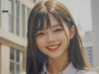 5　AI　美人写真58　ラミネート加工済み　A4サイズ　1枚