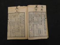 2  7　布列私解剖図譜　布列私解剖図　中欽哉訳述　2冊