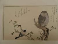 1 ３ 5　喜多川歌麿　手摺木版画　絵本百千鳥　木版彩色刷　全体約26.5×41cm　全15図　解説付