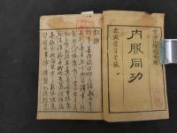 6　5　内服同功　杉生鼎　刊年不明　二編　上下巻全1冊
