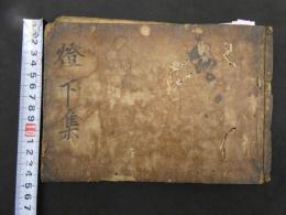 ６　６　燈下集　岡本玄治　明暦３年　漢方　和本　古文書