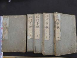 ６　６　儒門事親　張子和　刊年不明　１５巻全５冊　漢方　和本　古文書