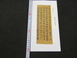 5　5　経切　大般若経　鎌倉時代初期頃写　約23.5×8.5㎝　