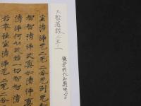 5　5　経切　大般若経　鎌倉時代初期頃写　約23.5×8.5㎝　