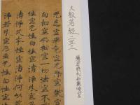 5　5　経切　大般若経　鎌倉時代初期頃写　約23.5×8.5㎝　15~18字5行