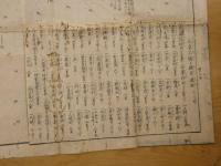 5　5　山城洲大絵図　洛下百芽　木版墨刷手彩色　約102×189㎝