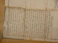 5　5　山城洲大絵図　洛下百芽　木版墨刷手彩色　約102×189㎝