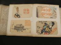 5　5　諸国風物絵葉書　仏閣篇　彩色木版刷120枚