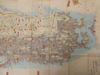 2  6　大日本上野下野大野陸奥出羽越後常陸国郡全図（北国六洲細見全図）景山致恭図　福住金鱗堂板　木版彩色刷