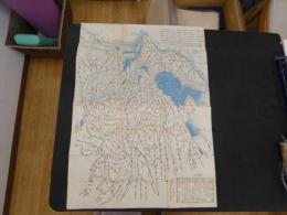 5　5　増訂　関東八州全図　樰園長山貫識　木版彩色刷　51×70.5㎝