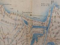 5　5　増訂　関東八州全図　樰園長山貫識　木版彩色刷　51×70.5㎝