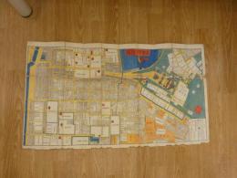 5　5　江戸切絵図　下谷絵図　戸松昌訓　尾張屋清七　木版彩色刷　約50×90㎝
