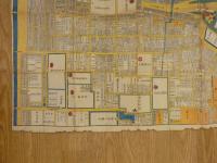 5　5　江戸切絵図　下谷絵図　戸松昌訓　尾張屋清七　木版彩色刷　約50×90㎝