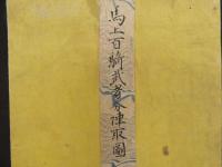 ８　5　馬上百騎武者分陣取図　江戸後期頃写　紙本着色　約77×94cm