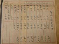 ８　5　馬上百騎武者分陣取図　江戸後期頃写　紙本着色　約77×94cm