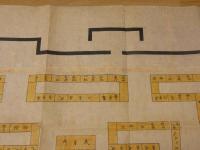 ８　5　馬上百騎武者分陣取図　江戸後期頃写　紙本着色　約77×94cm