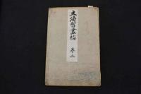 2  ８　文濤習画帖　木版彩色刷　巻1~3　3帖