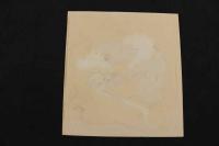 ８　5　狂歌　俳諧　摺物　葛飾北斎　かんざし　木版彩色刷　約22.5×21cm　