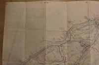 ４　5　島中領用悪水路　字訳地図　明治～大正期写　約59.5cm～187cm