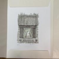 鎌倉の道　LITHOGRAPH  福井良之助