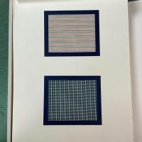 のしめ 熨斗目　江戸期の縞、段、格子、絣