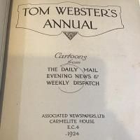 TOM WEBSTER'S Annual 1924　DAILY MAIL CARTOONS