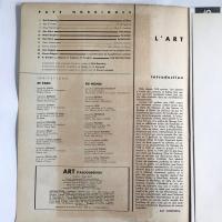 Art d'Aujourd'hui　Serie 4 Numero 7　Octobre-Novembre 1953