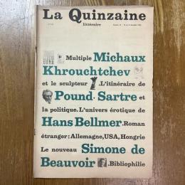 La Quinzaine litteraire  Numero 18