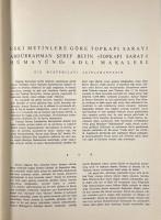 【トルコ語洋書】Topkapı sarayı: bir mimari araştırma（トプカプ宮殿：建築的研究）