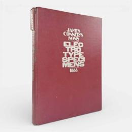 【洋書】James Conner's Sons Electrotype Specimens 1888（ジェームズ・コナー・アンド・サンズ社 電鋳版見本集）