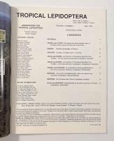 【洋書】TROPICAL LEPIDOPTERA VOL.1 NO.1
