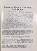 【洋書】Printing on Cotton at Ahmedabad India in 1678（1678年アーメダバードにおける綿布印刷）
