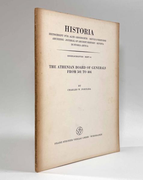 洋書】The Athenian Board of Generals from 501 to 404