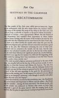 【洋書】Festivals of the Athenians（アテネ人の祭り）