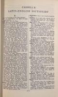 【英語・ラテン語洋書】Cassell's New Latin-English, English-Latin Dictionary（カッセル版羅英辞典）