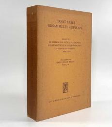 【ドイツ語洋書】Arbeiten zur altgriechischen, hellenistischen und römischen Rechtsgeschichte, 1905-1949〈Gesammelte Aufsätze〉（古代ギリシャ、ヘレニズム、ローマ法史に関する著作）
