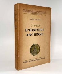 【フランス語洋書】Études d'histoire ancienne（古代史研究）