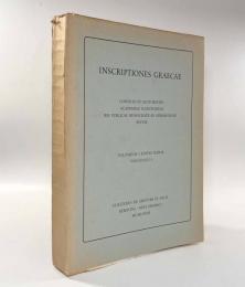 【ラテン語・ギリシャ語洋書】Inscriptiones Graecae  