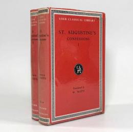 【ラテン語・英語洋書】St. Augustine's Confessions〈Loeb Classical Library〉2vols.（告白）