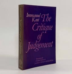 【洋書】The critique of judgement（判断力批判）