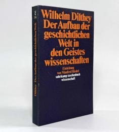 【ドイツ語洋書】Der Aufbau der geschichtlichen Welt in den Geisteswissenschaften〈Suhrkamp Taschenbuch Wissenschaft〉（精神科学における歴史世界の構築）