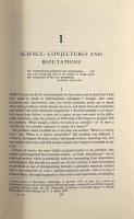 【洋書】Conjectures and refutations：the growth of scientific knowledge（推測と反駁：科学的知識の発展）